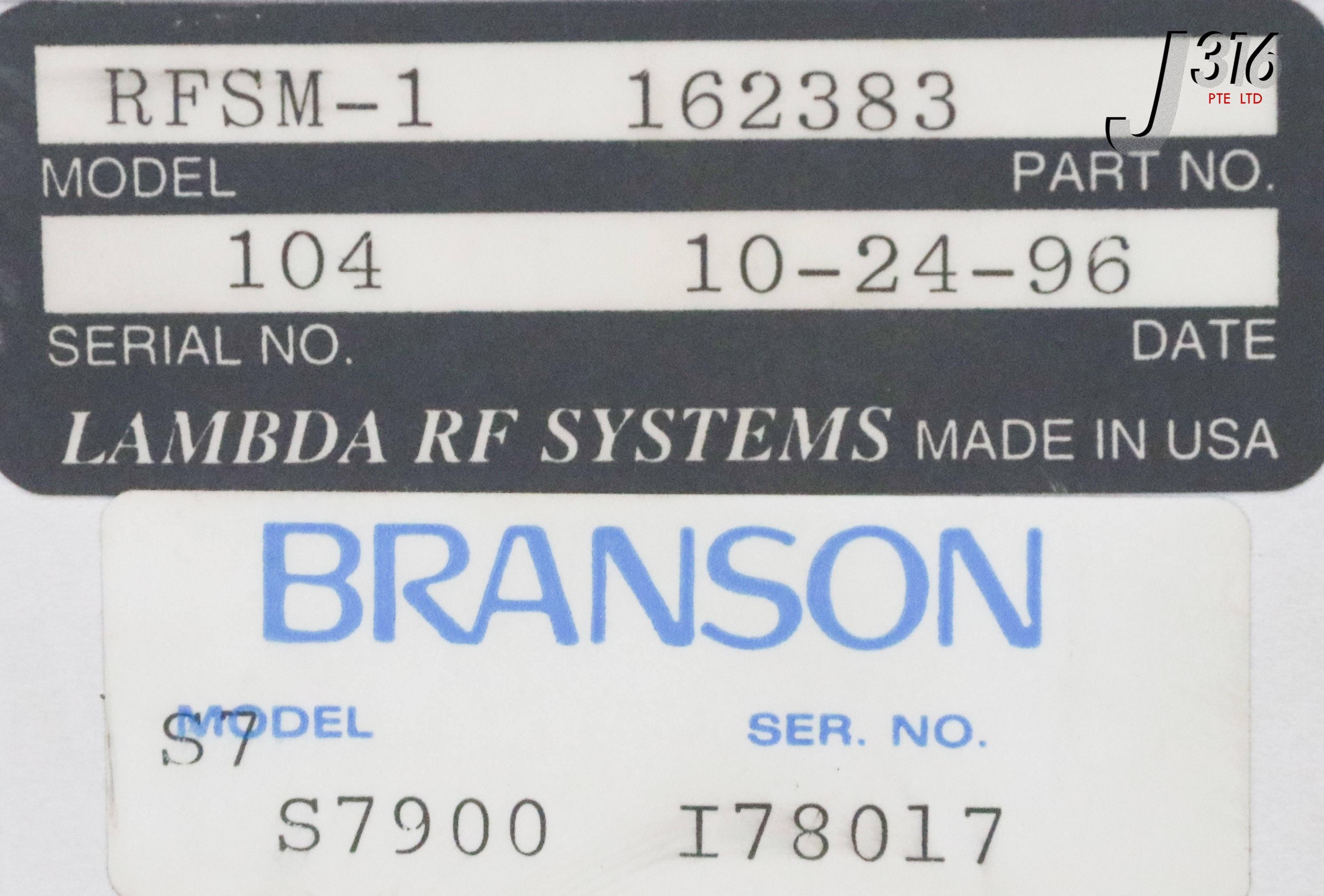 25505 BRANSON SERIES 9500 ULTRASONIC POWER SUPPLY, S7900, 162383